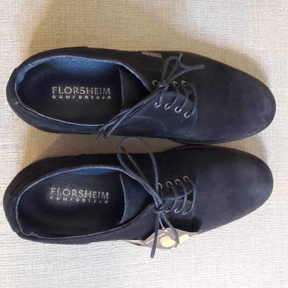 Florsheim Suede Comfortech Oxfords - Picture 5 of 8